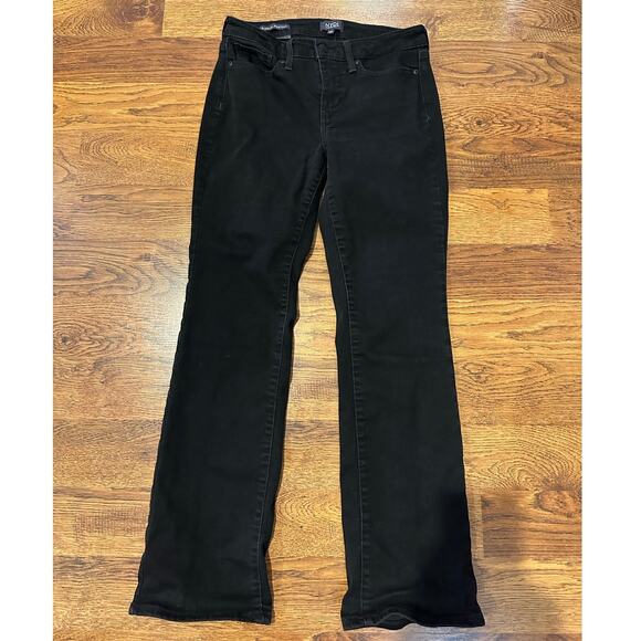 NYDJ Women's Barbara Bootcut Jeans - Black, Size 4P Lift Tuck Technology - Picture 1 of 8